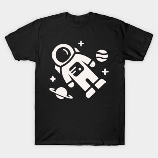 Astronaut And Planets T-Shirt